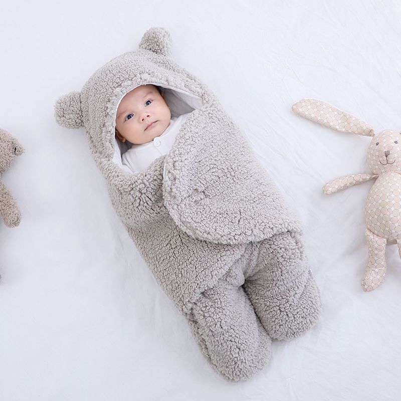 Little Bear Plush Winter Swaddle & Sleep Sack