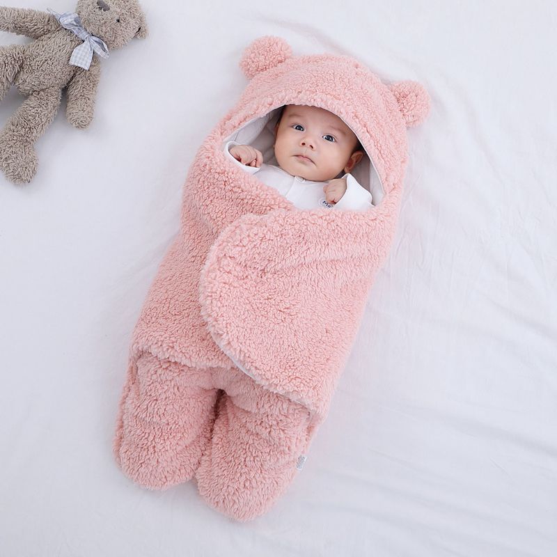Little Bear Plush Winter Swaddle & Sleep Sack