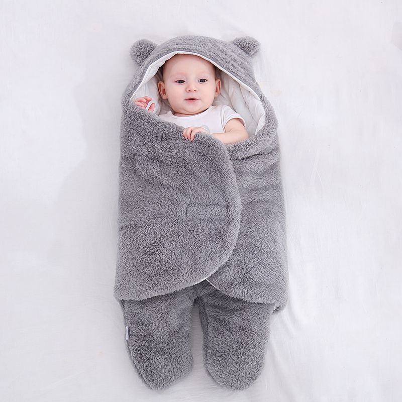 Little Bear Plush Winter Swaddle & Sleep Sack