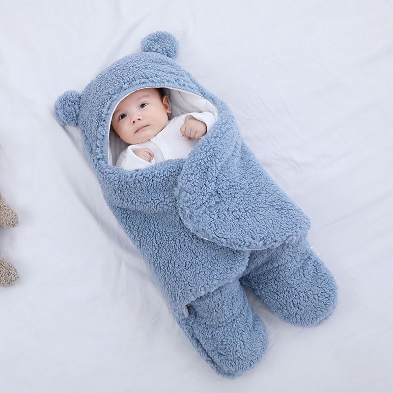 Little Bear Plush Winter Swaddle & Sleep Sack