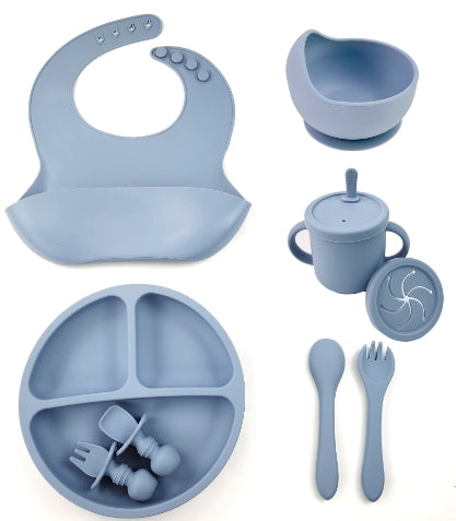 Ultimate 8-Piece Silicone Feeding Set | Nordic Collection